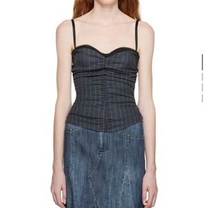 MIAOU Gray Renzo Top M